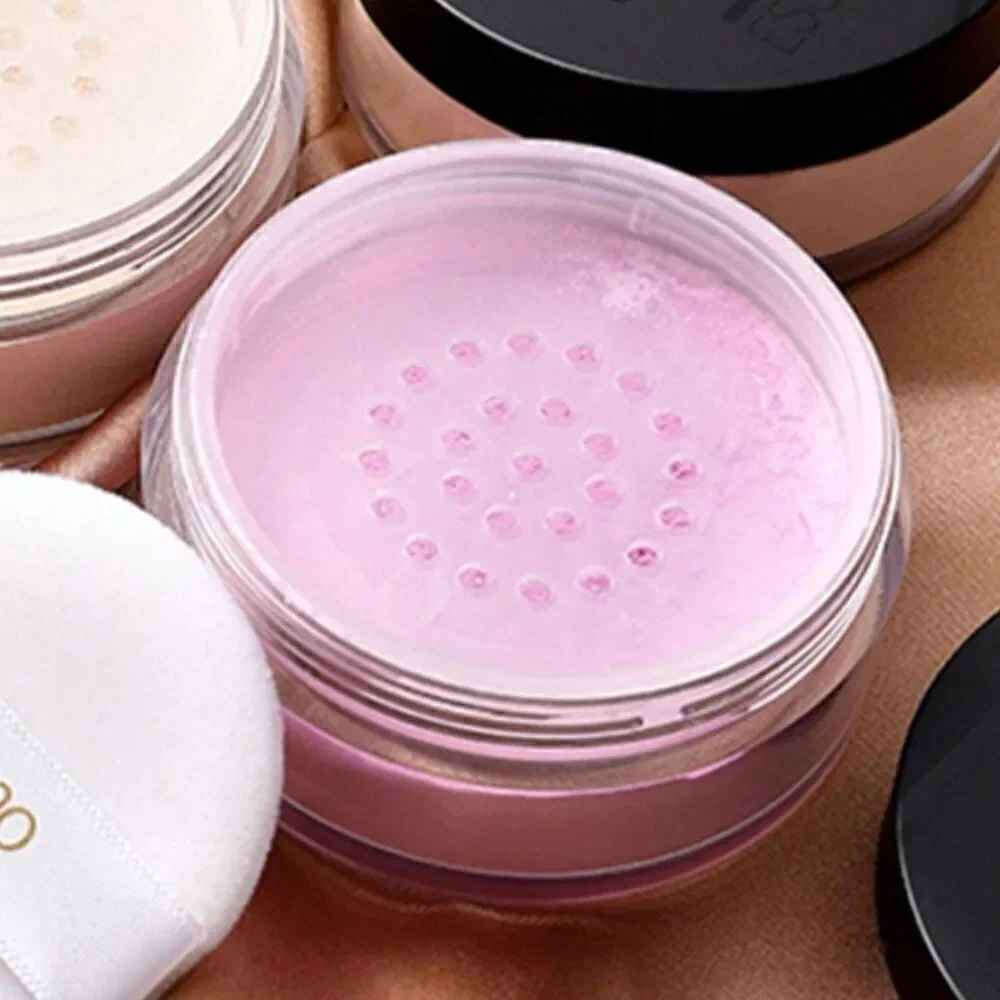 New! Long Lasting Pink Setting Powder Waterproof Oil-control Makeup Anti-Yellow